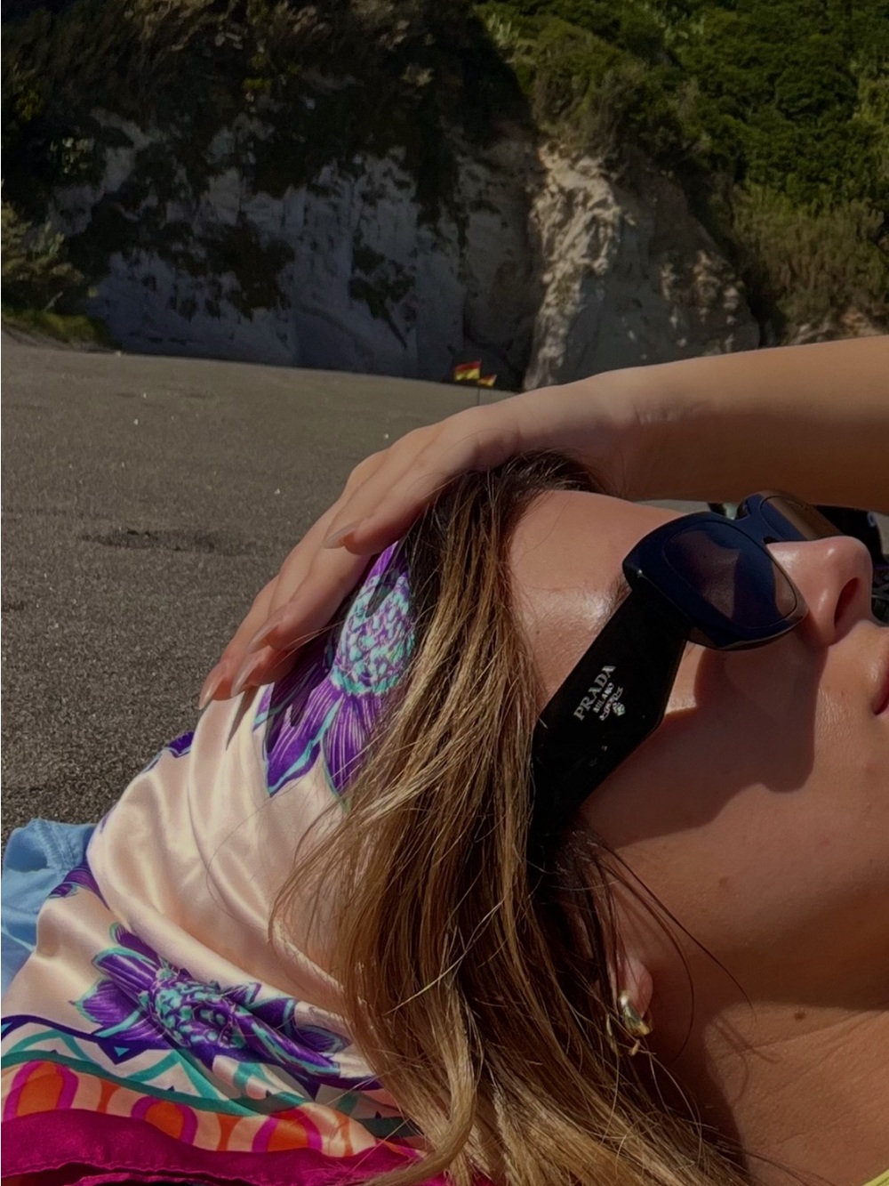 Prada Black Square Sunglasses - Picture 4 of 4